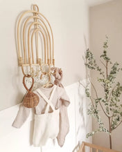 Load image into Gallery viewer, Rattan rainbow hook
